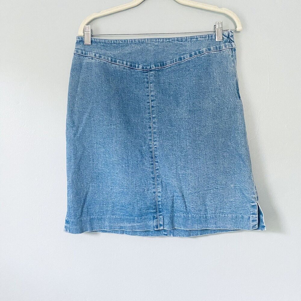 Free People Blue Mini Skirt